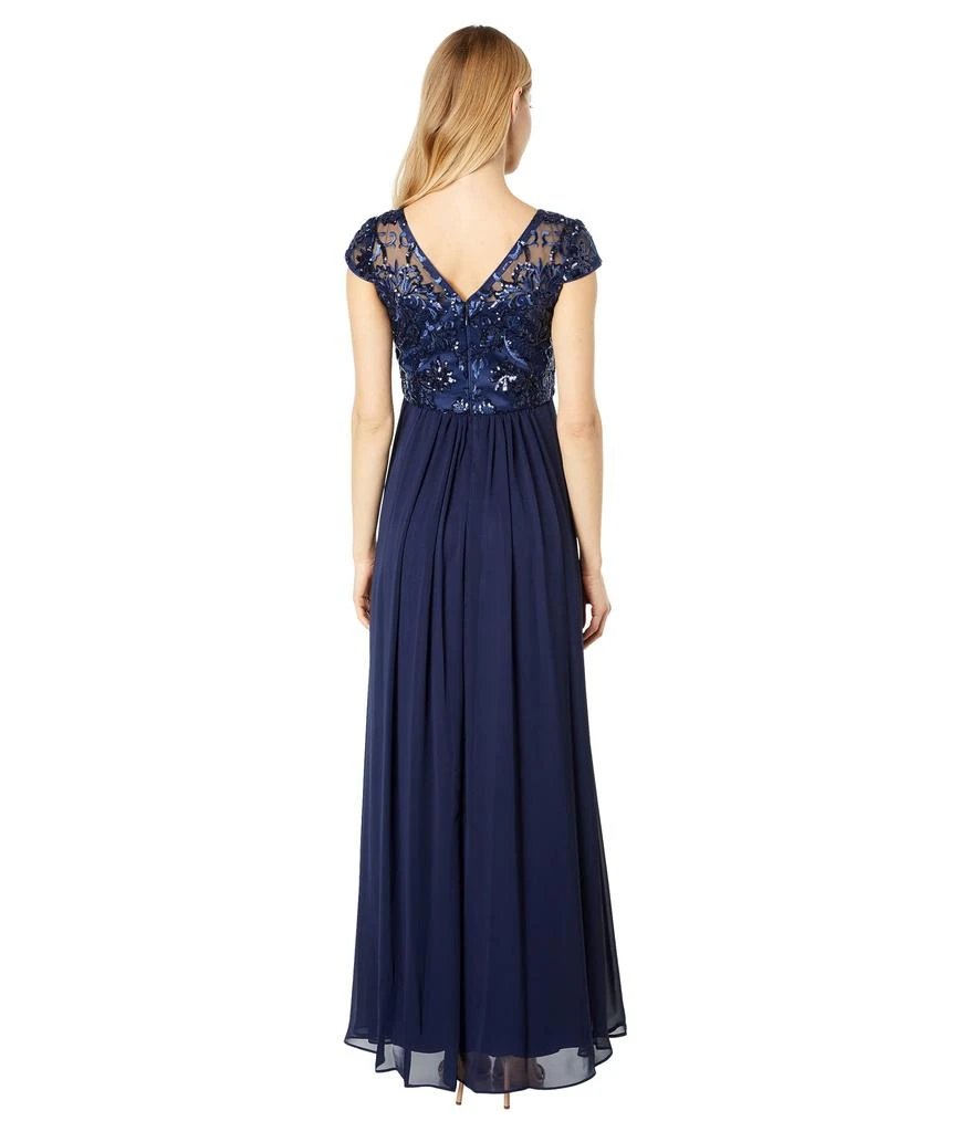商品Vince Camuto|Sequin Bodice Gown with Chiffon Skirt,价格¥1902,第2张图片详细描述