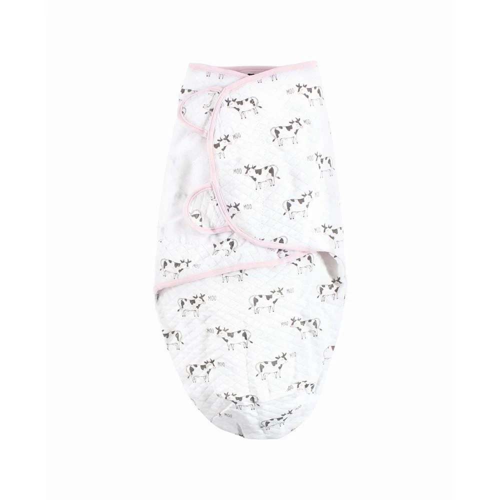 商品Hudson|Baby Girls Quilted Swaddle Wrap, Pack of 3,价格¥186,第5张图片详细描述