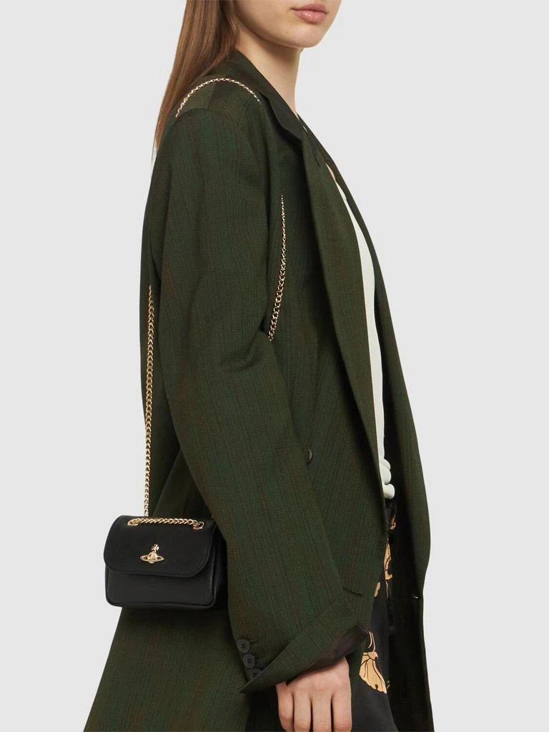 商品Vivienne Westwood|Small Saffiano Leather Shoulder Bag,价格¥2348,第1张图片