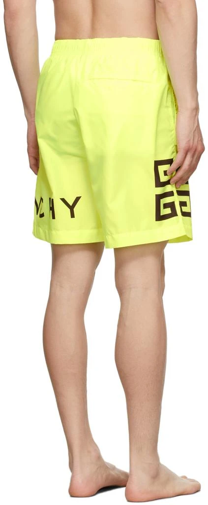 商品Givenchy|Yellow 4G Swim Shorts,价格¥2211,第3张图片详细描述