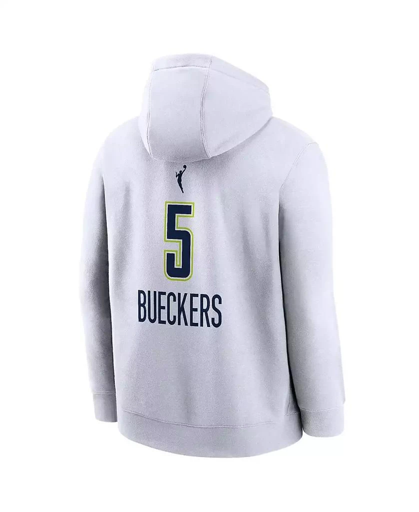 商品NIKE|Men's Paige Bueckers White Dallas Wings 2025 WNBA Draft Heroine Edition Name Number Pullover Hoodie,价格¥633,第3张图片详细描述