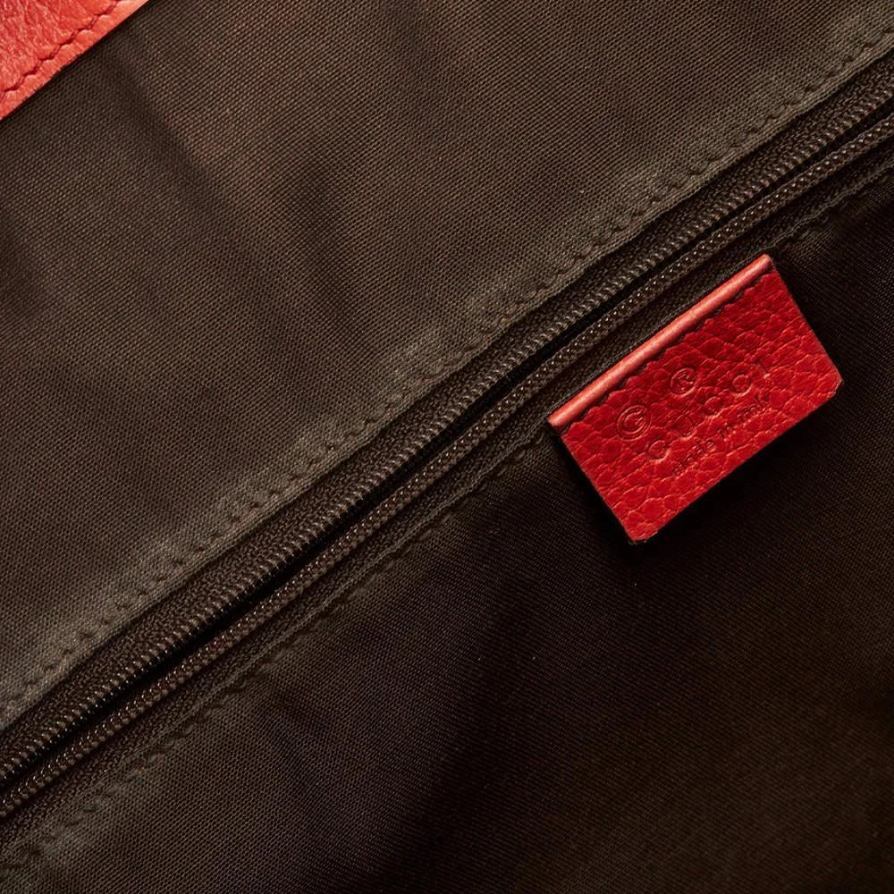 Gucci Red GG Charm Dome Leather Handbag 商品