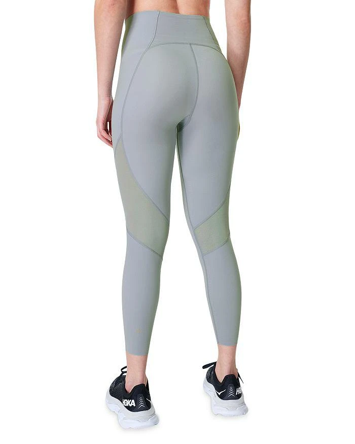 商品SWEATY BETTY|Aerial Power High Waist 7/8 Mesh Leggings,价格¥210,第2张图片详细描述