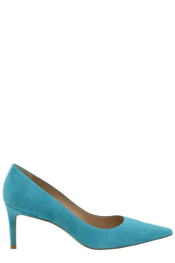 商品Stuart Weitzman|Stuart Weitzman Sue Pointed Toe Mid Heel Pumps,价格¥1241,第1张图片