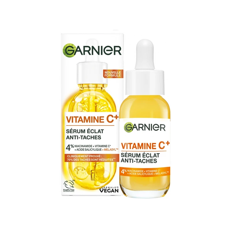 Garnier卡尼尔VC提亮淡斑精华 30ml 减少瑕疵光滑亮白 商品