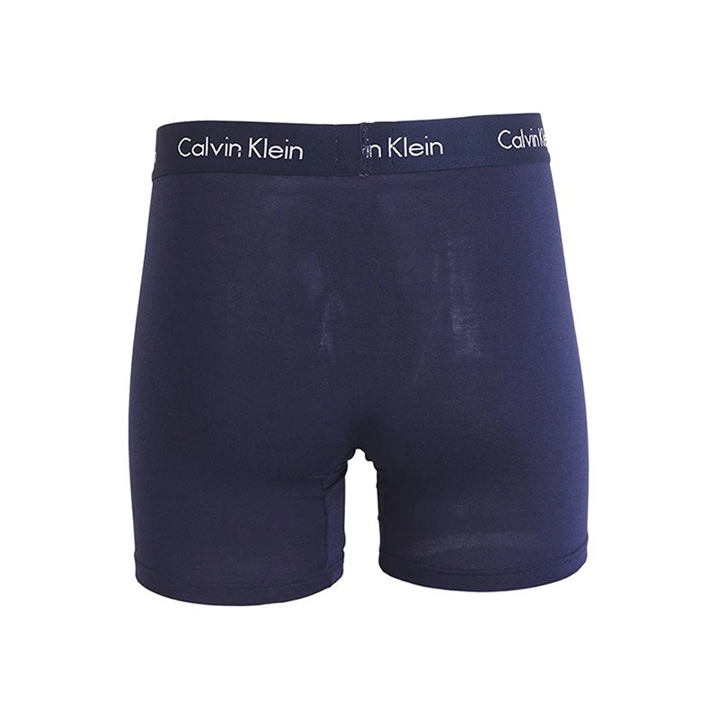 Calvin Klein 卡尔文 克莱恩 蓝色莫代尔弹性纤维时尚男士平角内裤 U5555-403 商品