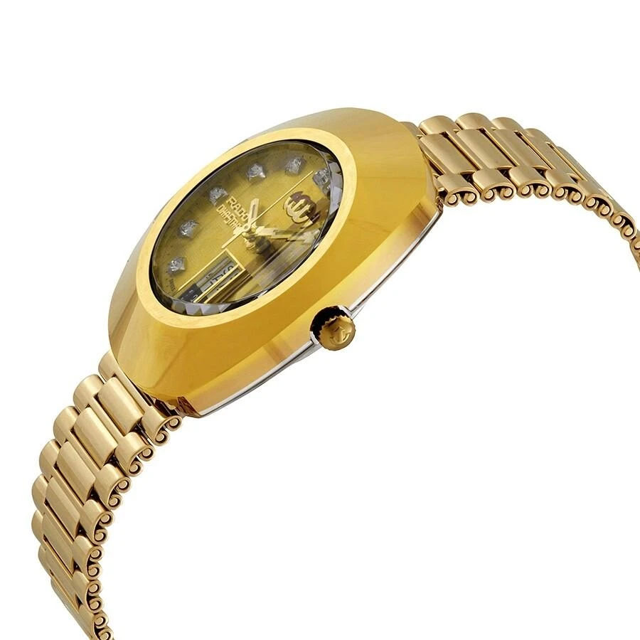 商品Rado|The Original Automatic Gold Dial Yellow Gold PVD Men's Watch R12413503,价格¥7073,第2张图片详细描述