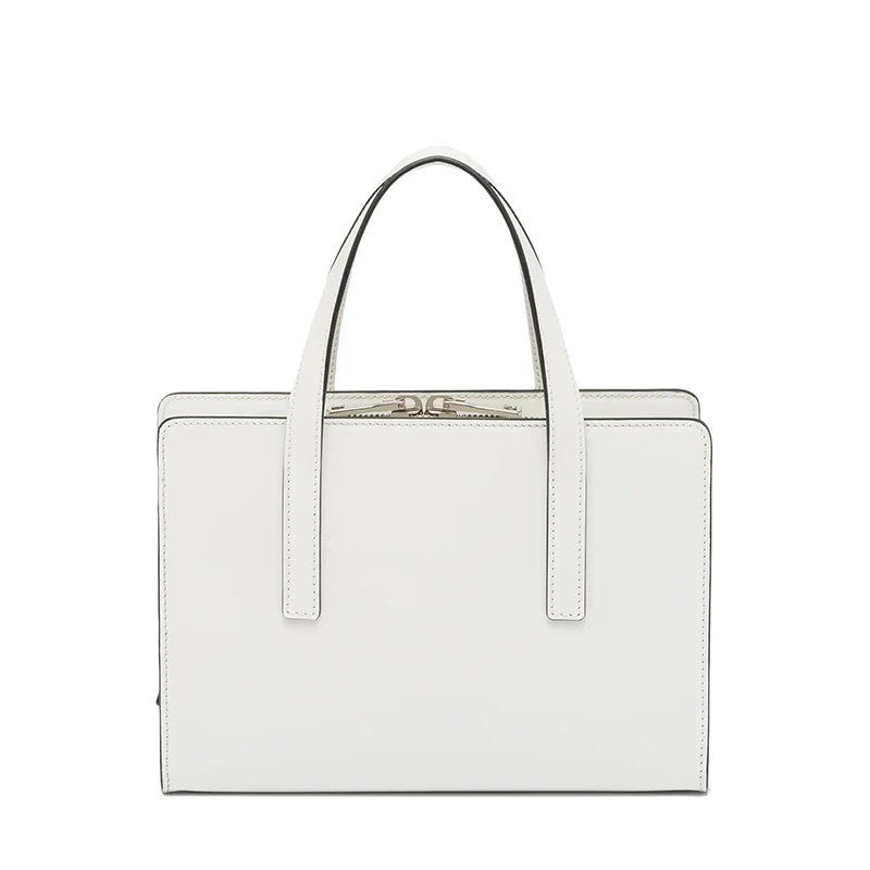 PRADA/普拉达 22新款Re-Edition 1995系列 女士迷你款白色皮革热印徽标配拉链式隔层单肩斜挎手提包 商品