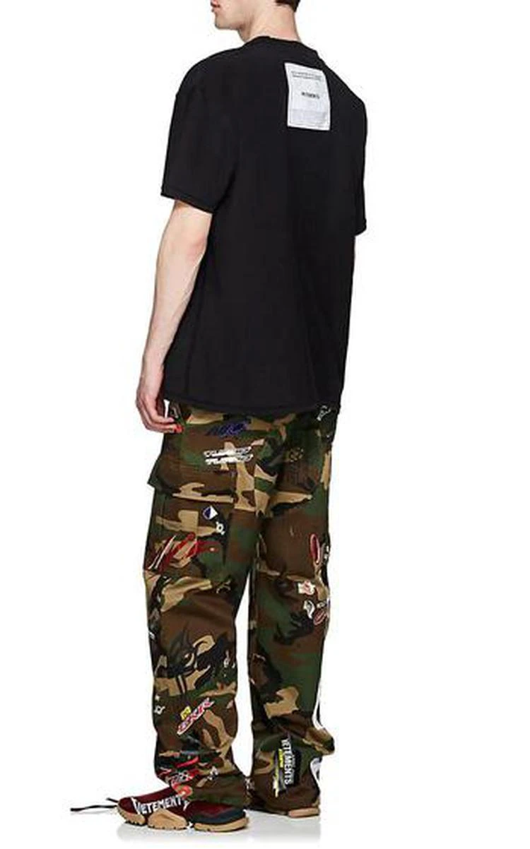 商品Vetements|Logo Cotton Oversized Inside-Out T恤,价格¥1711,第4张图片详细描述