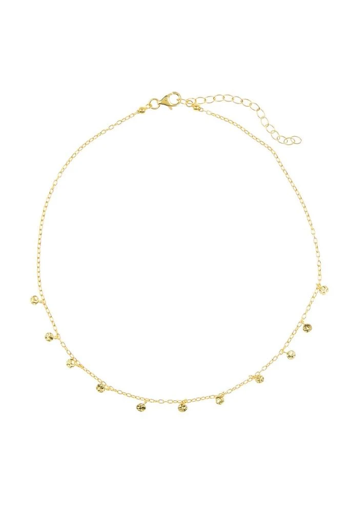 商品ADORNIA|14K Gold Plated Sterling Silver Confetti Choker Necklace,价格¥151,第1张图片