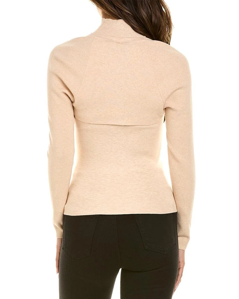 商品Alice + Olivia|alice + olivia Sleeveless Jeremy Tank Plus Cardigan,价格¥1067,第2张图片详细描述