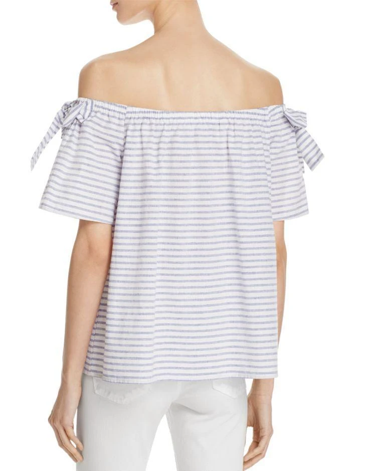 商品AQUA|Striped Off the Shoulder Top - 100% Exclusive,价格¥180,第2张图片详细描述