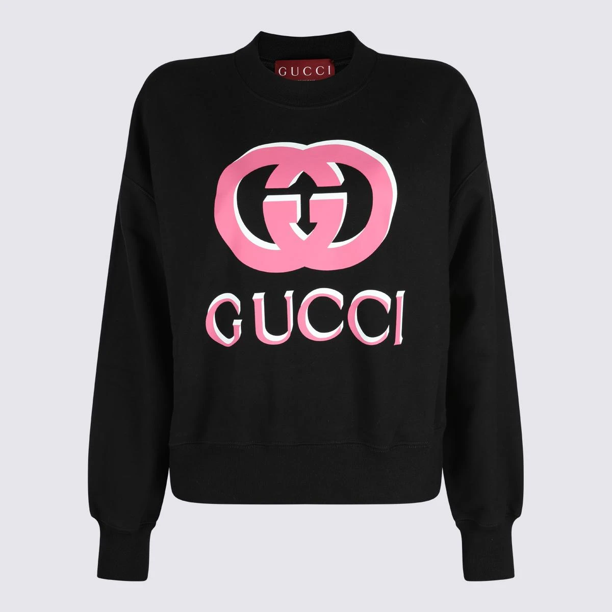 商品Gucci|Gucci 女士针织毛衣 789582XJGSV1082 黑色,价格¥7291,第3张图片详细描述