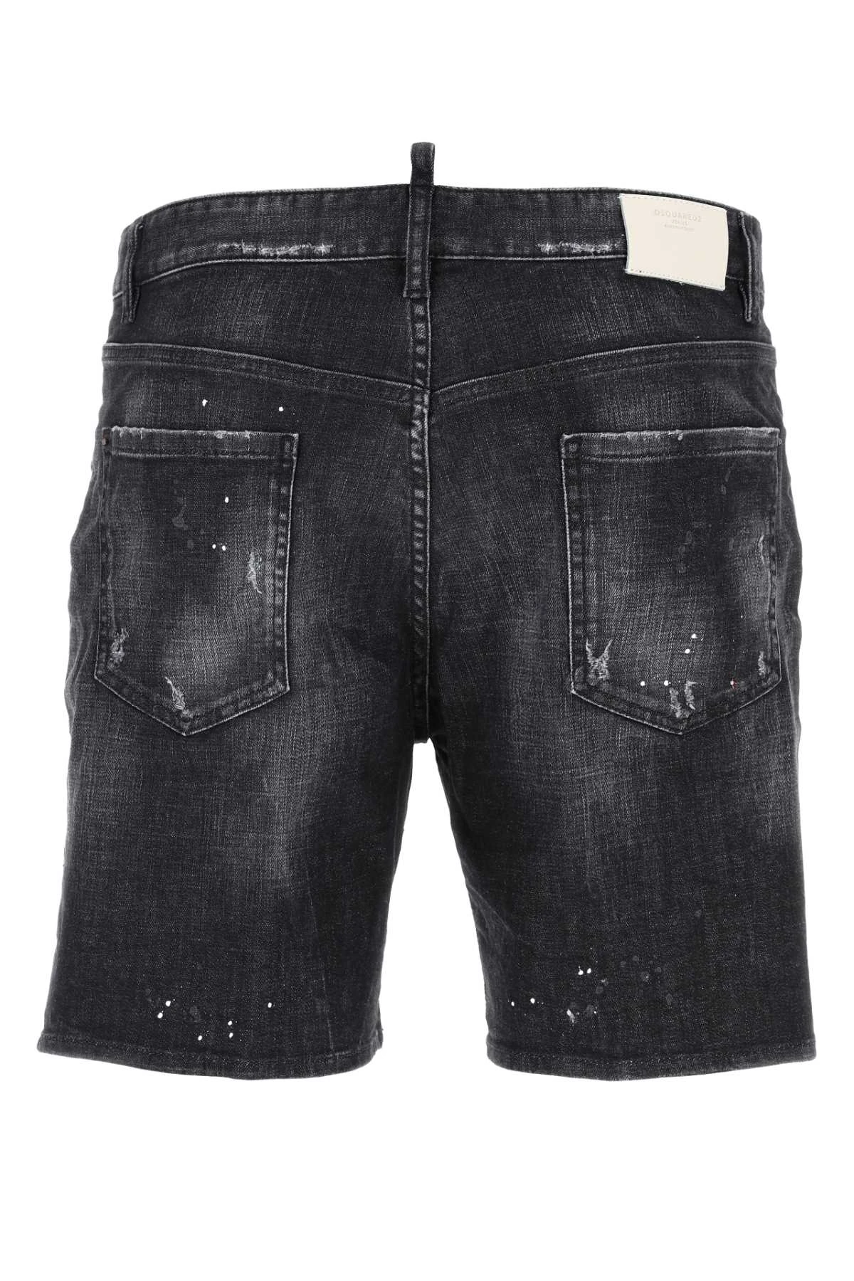 商品【商品预售7天】 DSQUARED2|DSQUARED2 男士短裤 S74MU0773S30357900 黑色,价格¥2068,第3张图片详细描述
