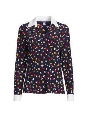 商品Tommy Hilfiger|Flower-Print Long Sleeve Top,价格¥255,第5张图片详细描述