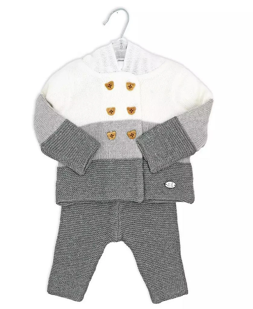 商品Rock-A-Bye Baby Boutique|Baby Boys and Girls Variegated Jacket and Trouser Knitted, 2-Piece Set,价格¥295,第3张图片详细描述