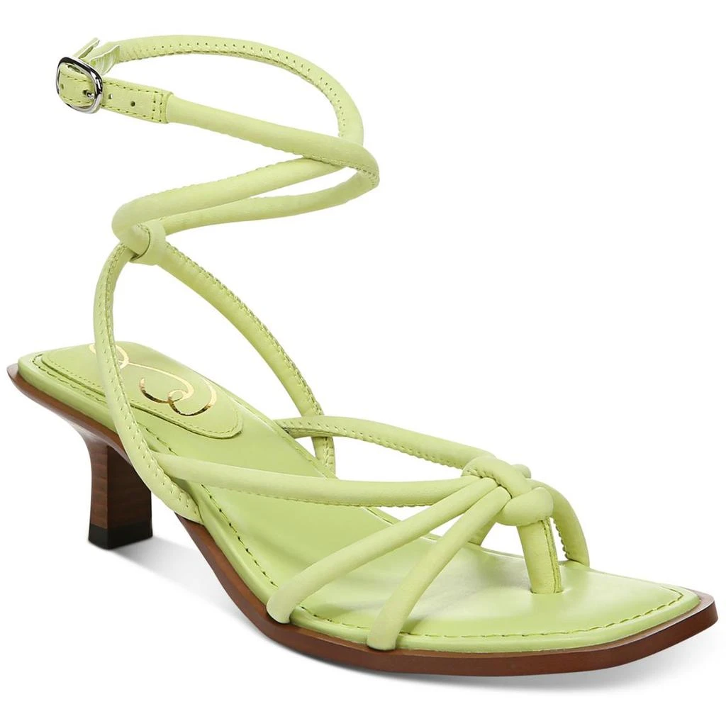 商品Sam Edelman|Sam Edelman Womens Dia Leather Ankle Strap Heels,价格¥203,第3张图片详细描述