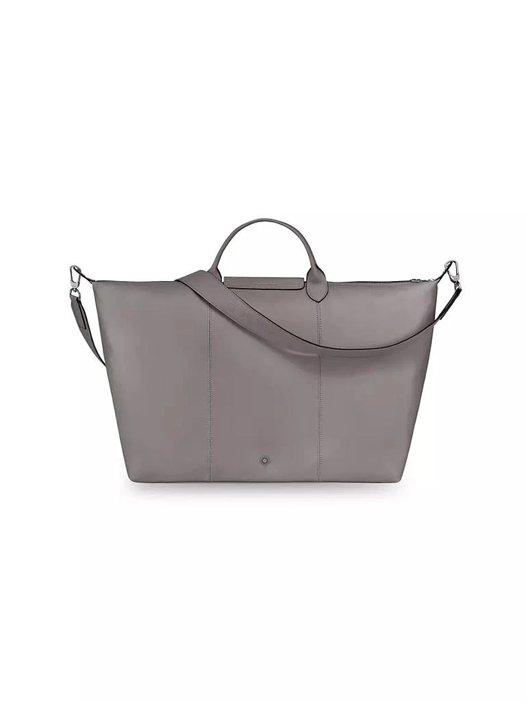 商品Longchamp|Large Le Pliage Cuir 18" Travel Bag,价格¥6169,第3张图片详细描述