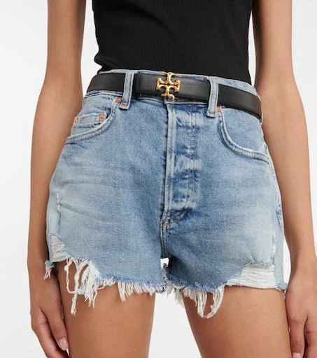 商品Tory Burch|Eleanor Logo皮革腰带,价格¥1748,第2张图片详细描述