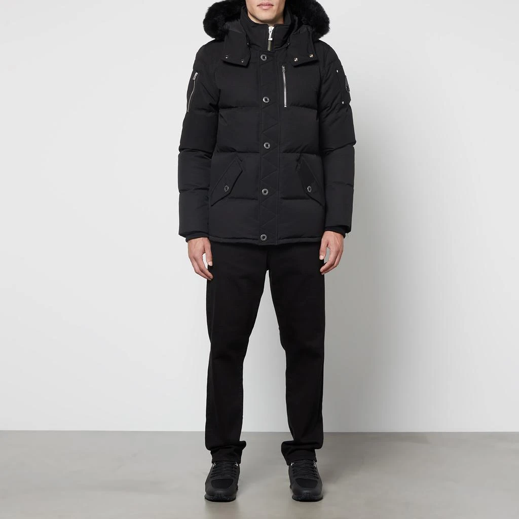 商品Moose Knuckles|Moose Knuckles 3Q Shearling-Trimmed Nylon and Cotton-Blend Down Coat,价格¥9557,第3张图片详细描述