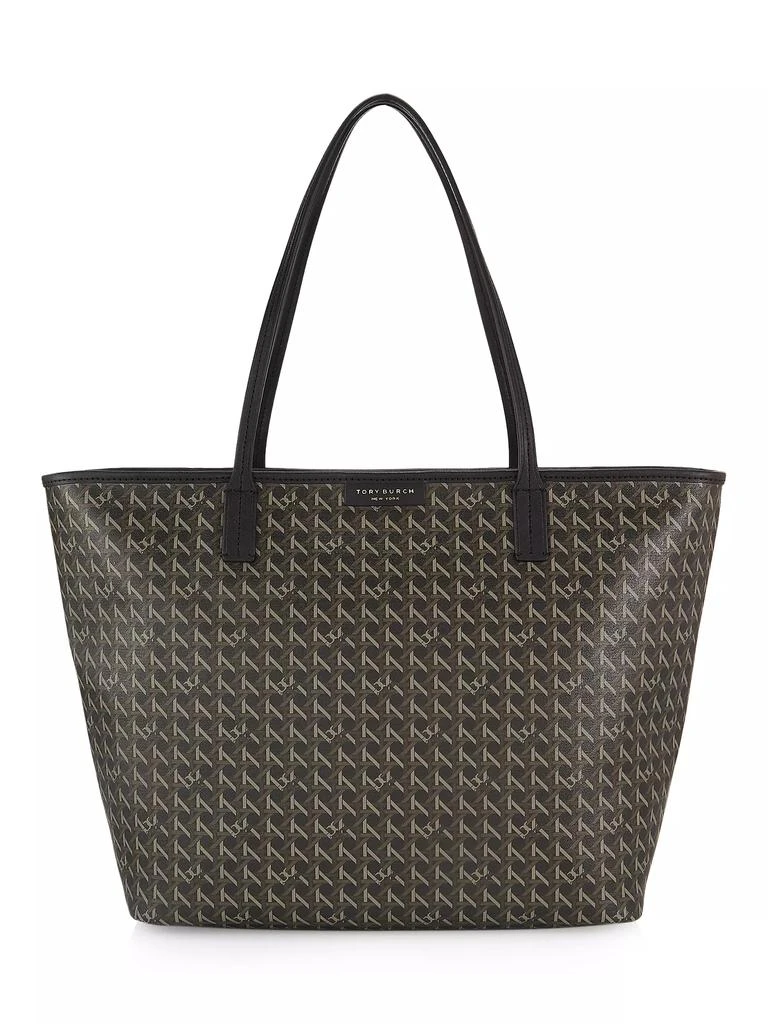 商品Tory Burch|Ever-Ready Basketweave Print Tote Bag,价格¥1568,第1张图片