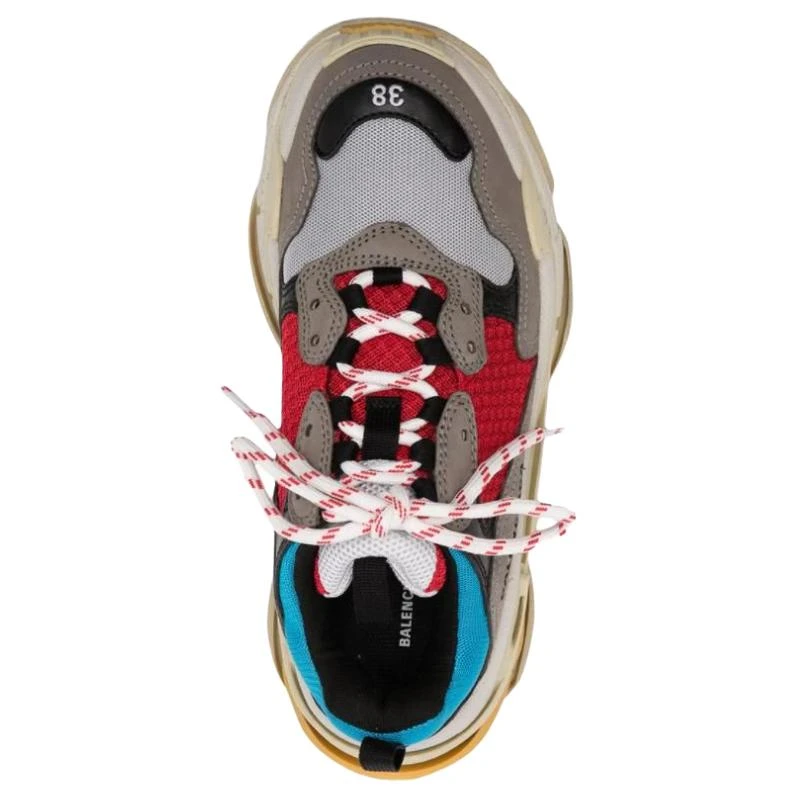 商品[国内直发] Balenciaga|巴黎世家 Triple S 透气厚底 减震耐磨 低帮 老爹鞋 男款,价格¥7948,第6张图片详细描述