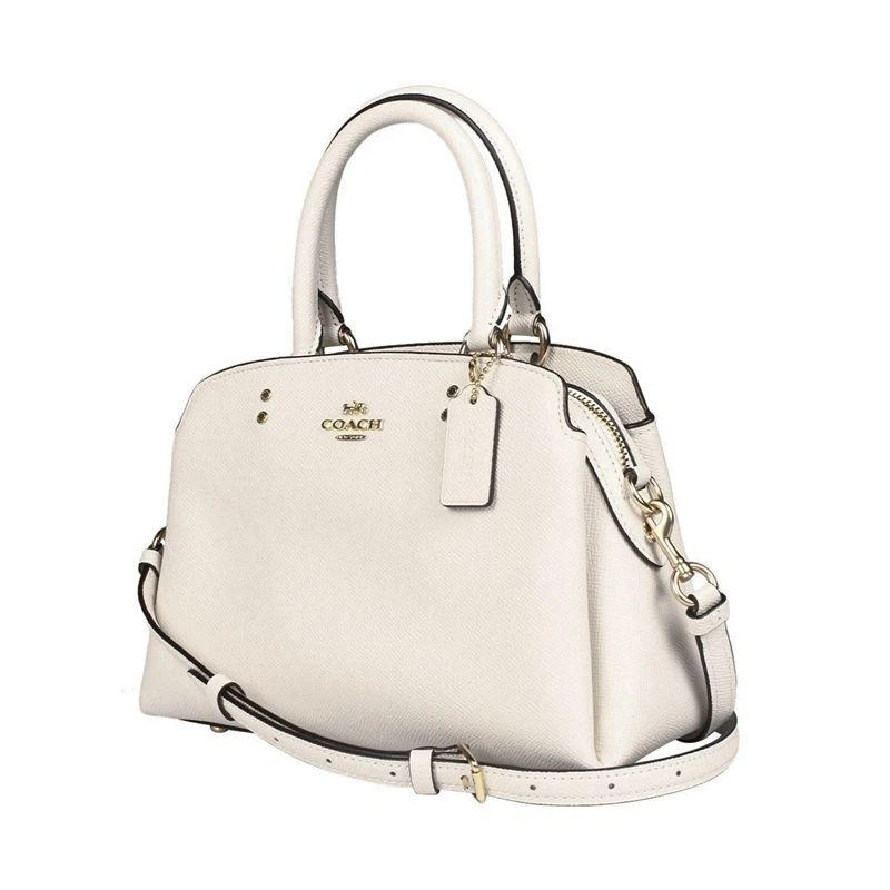 商品Coach|美国直邮 COACH/蔻驰奥莱20新款女士白色单肩手提戴妃包时尚气质优雅,价格¥2756,第5张图片详细描述