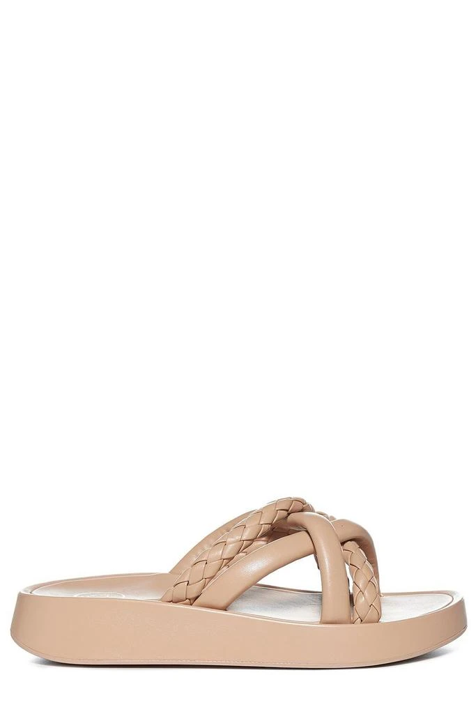 商品Ash|Ash Vanessa Braided Strap Open Toe Slides,价格¥1212,第1张图片