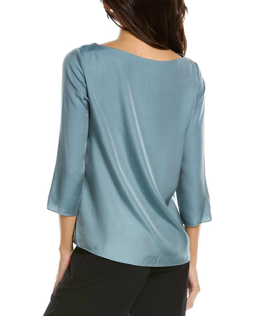 商品Vince|Vince Boatneck Silk-Blend Blouse,价格¥1162,第2张图片详细描述