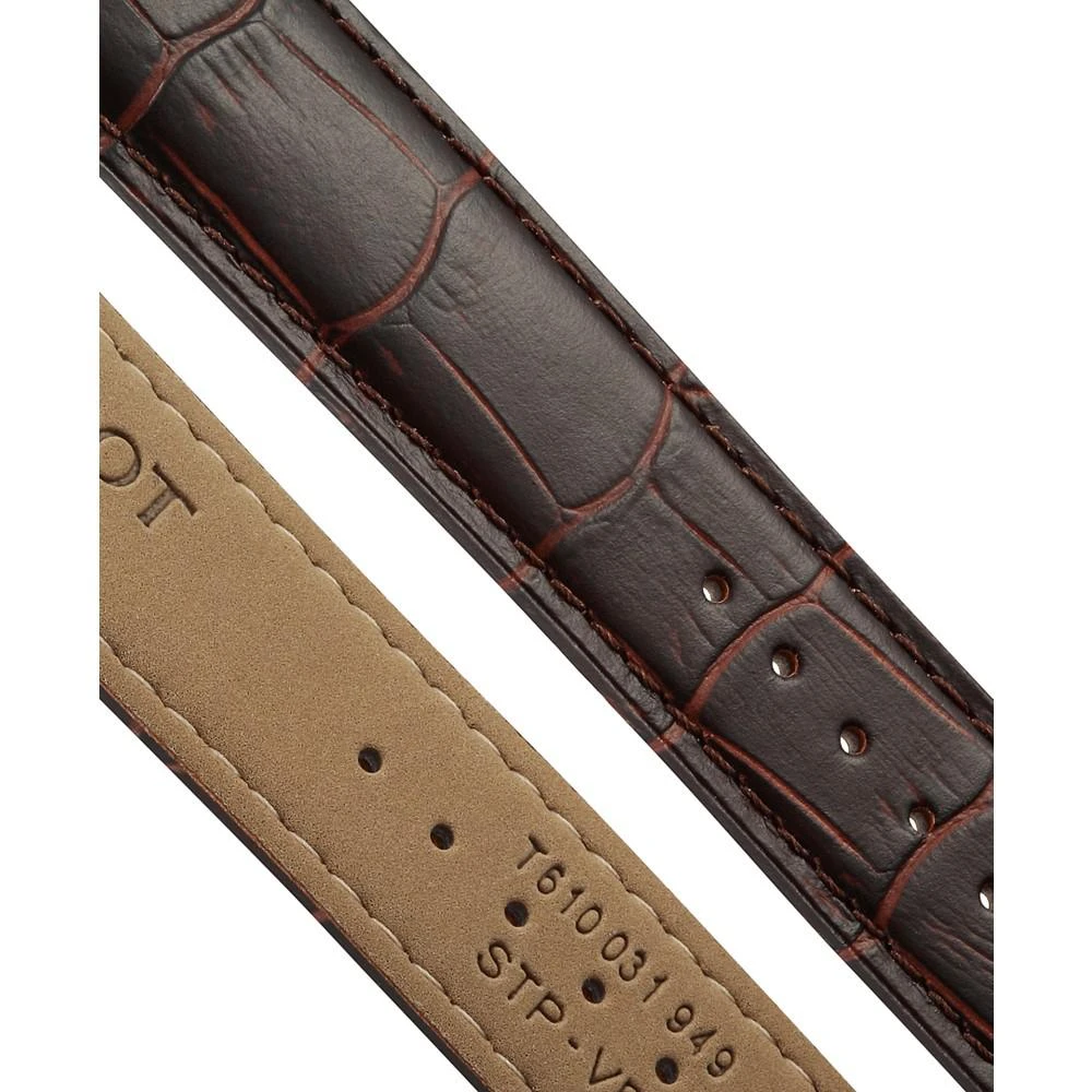 Men's Swiss Tradition Brown Leather Strap Watch 42mm 商品