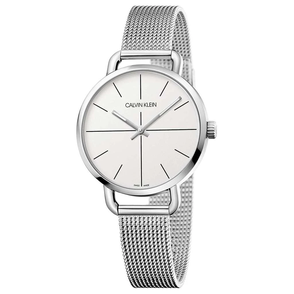商品Calvin Klein|CK Even系列不锈钢表带简约女士腕表石英表36mm K7B23126,价格¥335,第1张图片