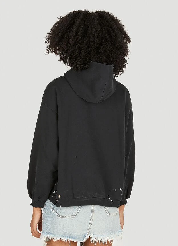 商品Balenciaga|Logo Print Small Fit Hooded Sweatshirt in Black,价格¥3328,第4张图片详细描述