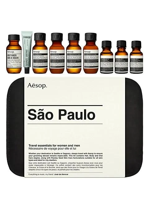 商品Aesop|São Paulo Nine-Piece Travel Grooming Set,价格¥447,第1张图片