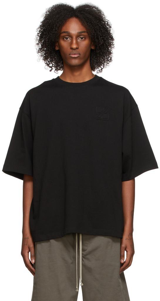 商品We11done|Black Simple Logo T-Shirt,价格¥440,第1张图片