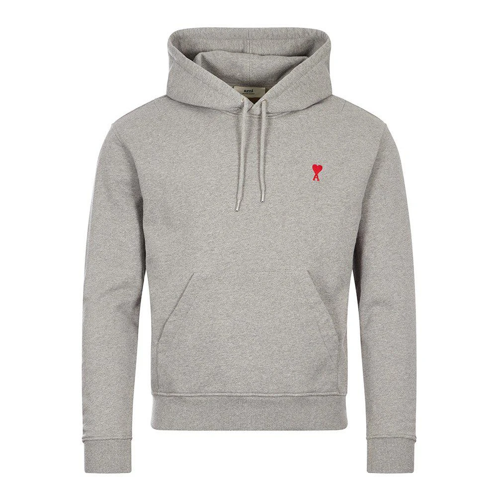 商品AMI|Ami Paris Ami de Coeur Hoodie - Grey,价格¥2003,第1张图片