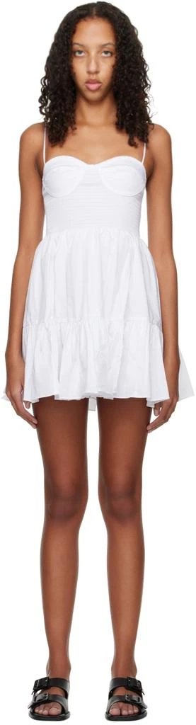 商品Staud|White Landry Minidress,价格¥799,第1张图片