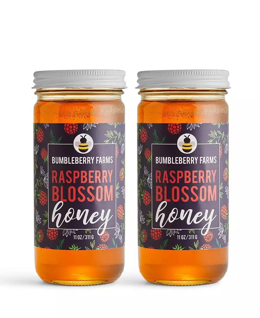 商品Bumbleberry Farms|Raspberry Blossom Honey Set of 2,价格¥199,第1张图片