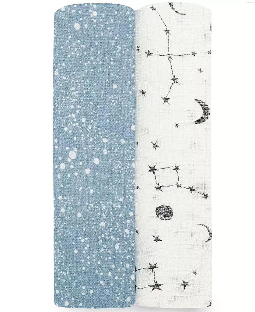 商品aden + anais|Baby Boys or Baby Girls Silky Soft Swaddles, Pack of 2,价格¥260,第1张图片