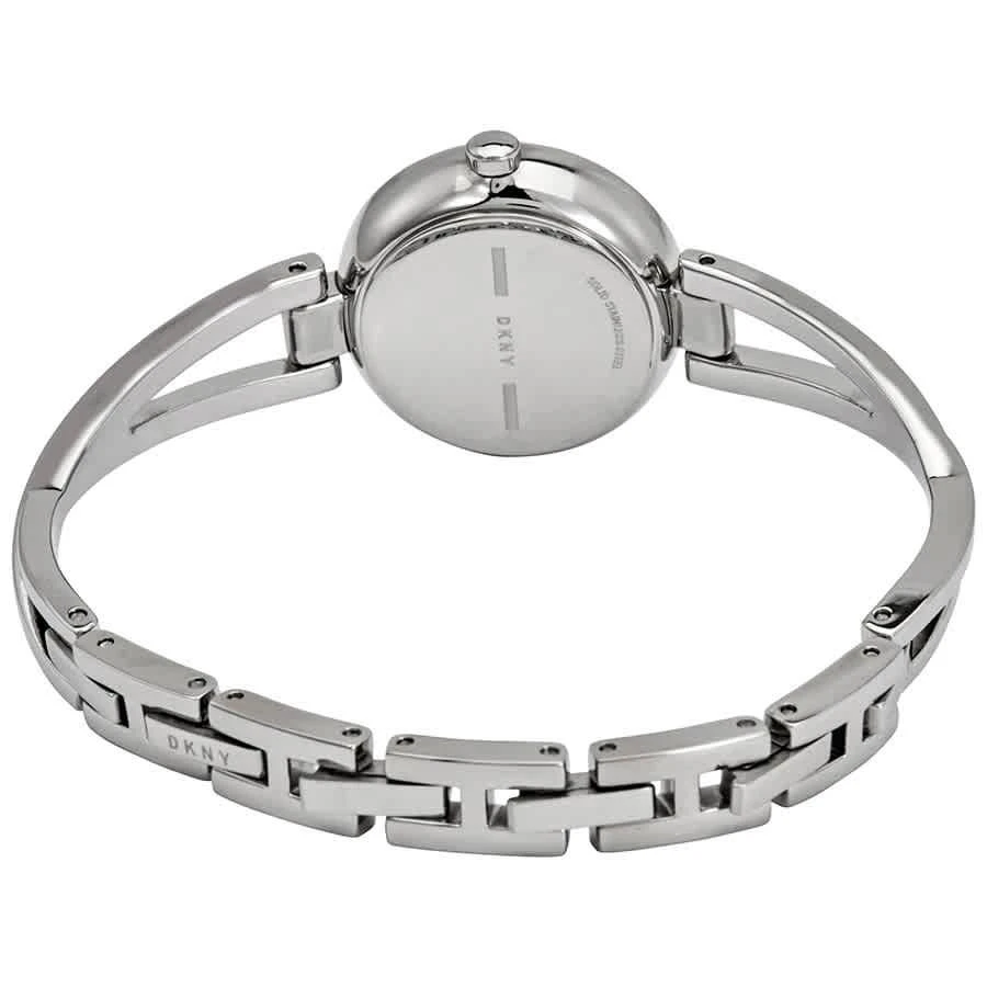 商品DKNY|Crosswalk Quartz Silver Dial Stainless Steel Ladies Watch NY2789,价格¥518,第3张图片详细描述