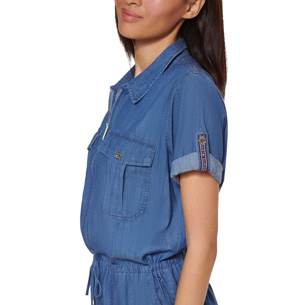 Tommy Hilfiger Chambray Utility Romper 4