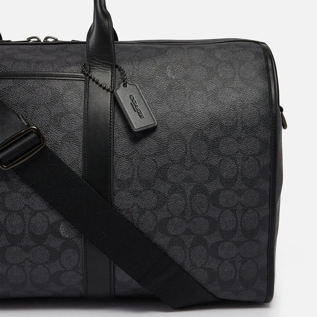商品Coach|Coach Signature Gotham Leather and Canvas Duffle Bag,价格¥5066,第5张图片详细描述