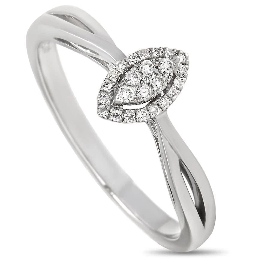 商品LB Exclusive|14K White Gold 0.10 ct Diamond Ring,价格¥2492,第1张图片