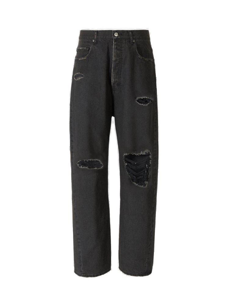 商品Ambush|Ambush Distressed Logo Patch Jeans,价格¥1952,第1张图片