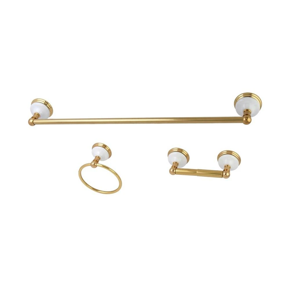 商品Kingston Brass|Victorian 3-Pc. Towel Bar Bathroom Hardware Set,价格¥1763,第3张图片详细描述