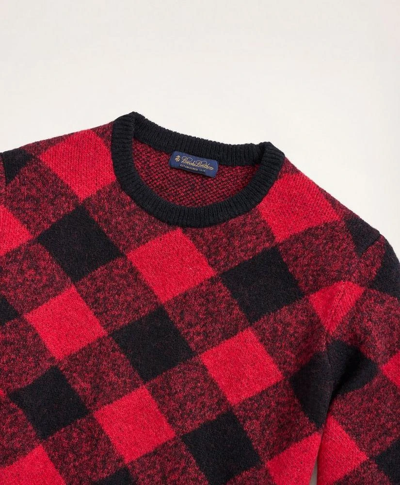 商品Brooks Brothers|Buffalo Check Crewneck Sweater,价格¥659,第2张图片详细描述