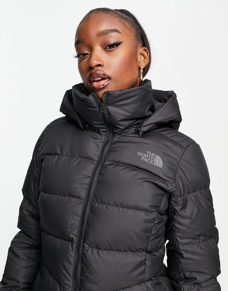 The North Face Metropolis hooded down parka coat in black商品第3张图片规格展示