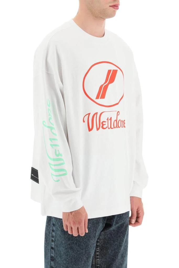 商品We11done|MULTI LOGO LONG SLEEVE T-SHIRT,价格¥937,第3张图片详细描述