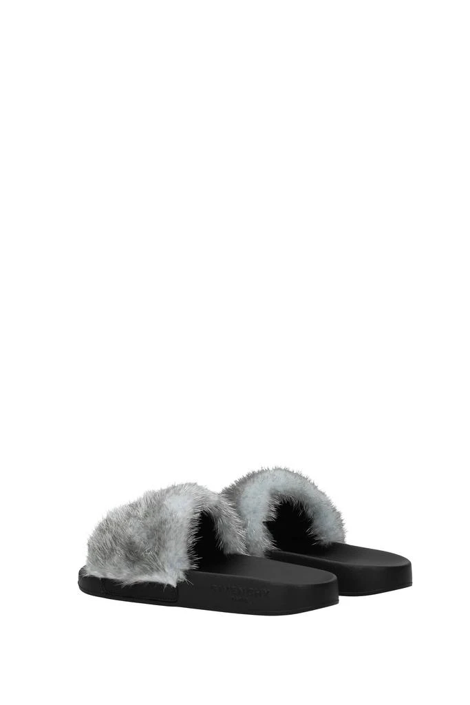 商品Givenchy|Slippers and clogs Mink Silver,价格¥1856,第4张图片详细描述