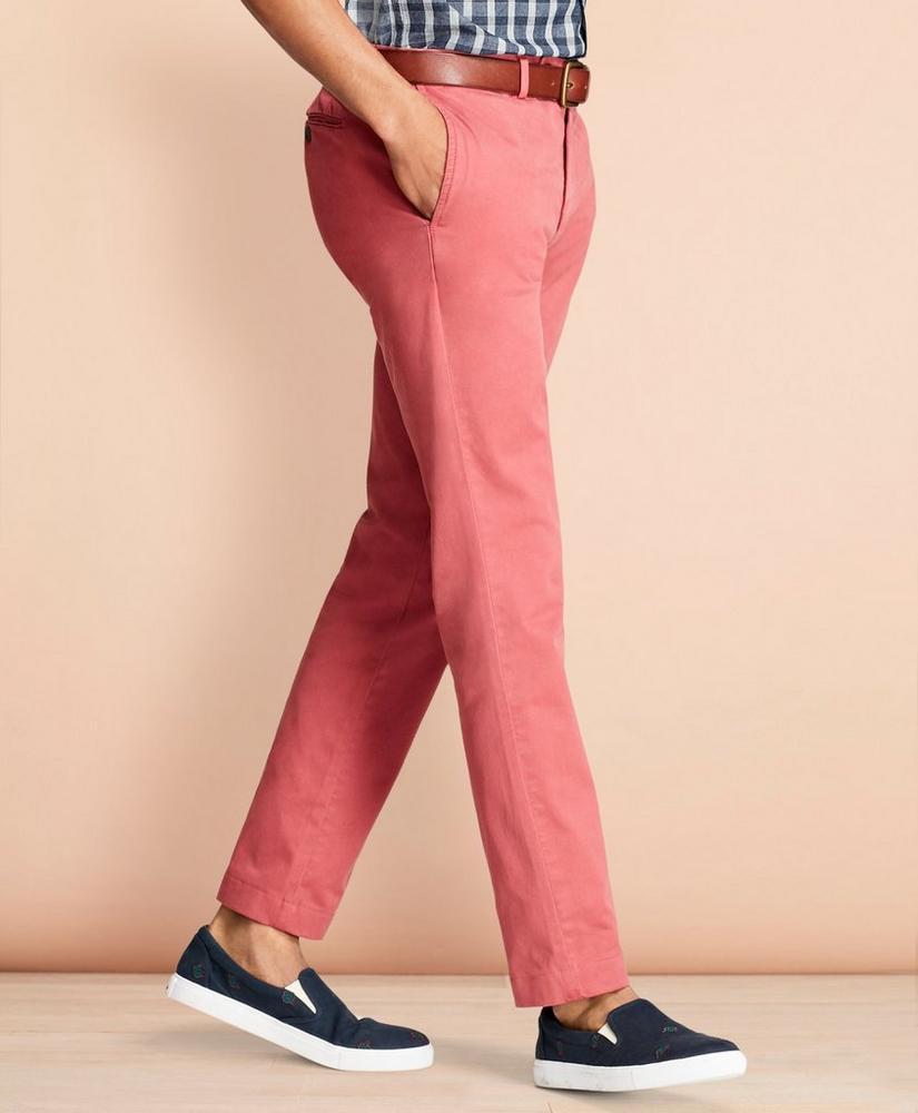 Slim-Fit Garment-Dyed Stretch Chinos商品第1张图片规格展示