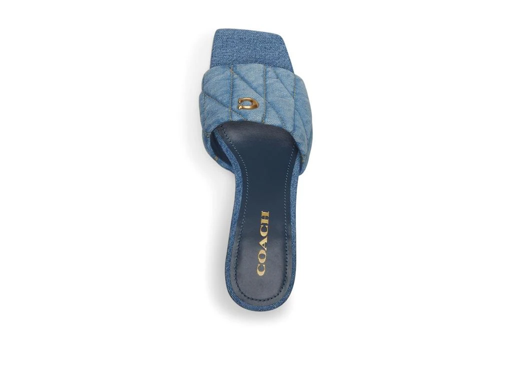 商品Coach|Emma Quilted Denim Wedge,价格¥1228,第2张图片详细描述